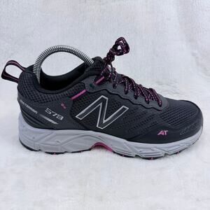 New Balance 573v3 Womens Trail Running Shoes Black Gray Pink Size 9 All Terrain